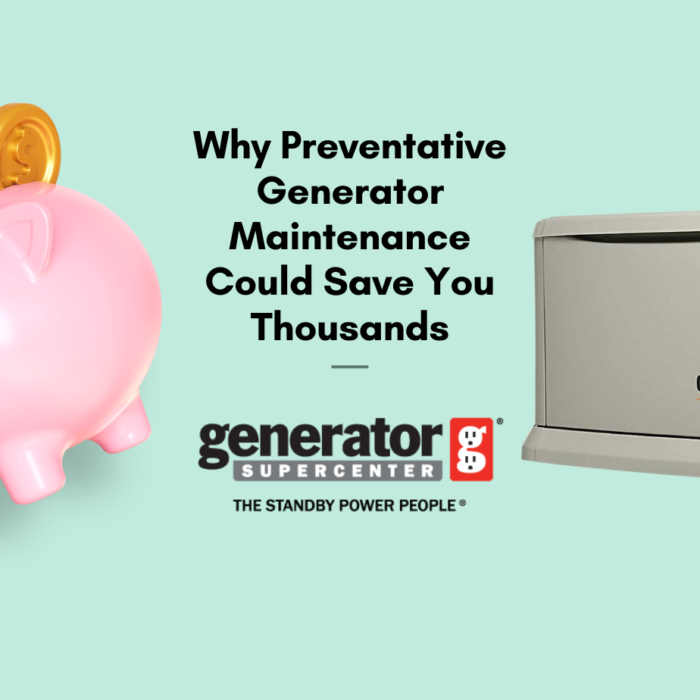 Why Preventative Generator Maintenance Could Save You Thousands